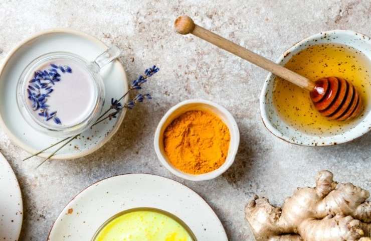 Ingredienti per realizzare il Moon Milk