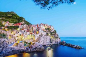 una foto tratta dalle cinque terre
